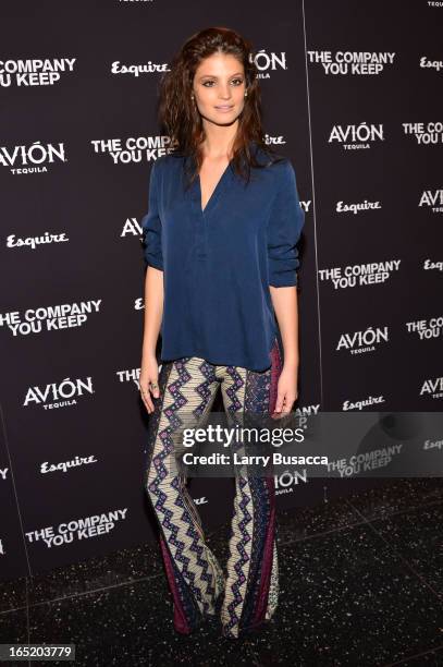 Model Charlbi Dean Kriek attends "The Company You Keep" New York Premiere at The Museum of Modern Art on April 1, 2013 in New York City.