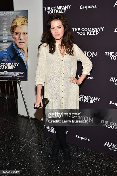 Actress Aleksa Palladino attends "The Company You Keep" New York Premiere at The Museum of Modern Art on April 1, 2013 in New York City.