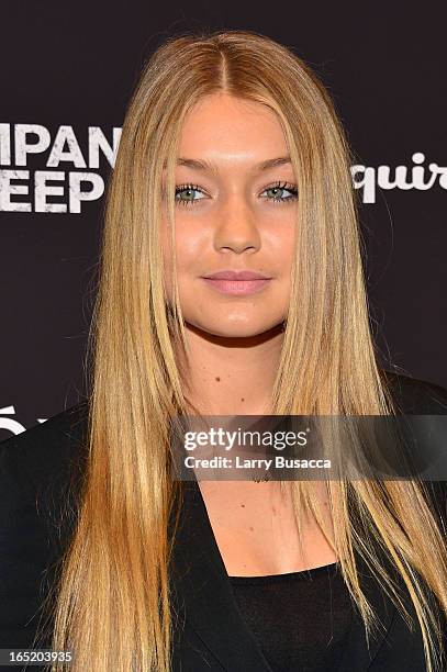 Gigi Hadid attends "The Company You Keep" New York Premiere at The Museum of Modern Art on April 1, 2013 in New York City.