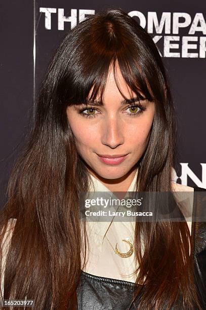 Actress Rebecca Dayan attends "The Company You Keep" New York Premiere at The Museum of Modern Art on April 1, 2013 in New York City.