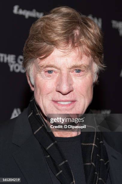 Robert Redford attends "The Company You Keep" New York Premiere at The Museum of Modern Art on April 1, 2013 in New York City.