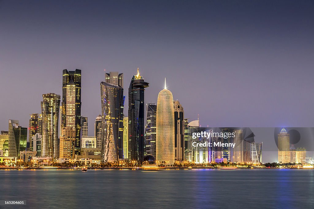 Doha Qatar by Night
