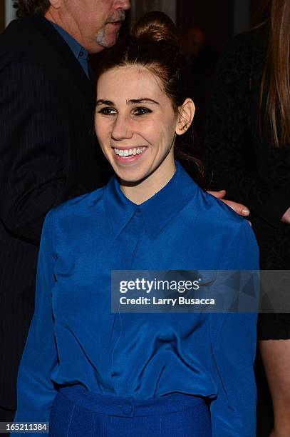 Actress Zosia Mamet attends "The Company You Keep" New York Premiere After Party at Harlow on April 1, 2013 in New York City.