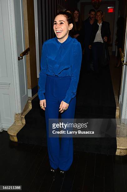 Actress Zosia Mamet attends "The Company You Keep" New York Premiere After Party at Harlow on April 1, 2013 in New York City.