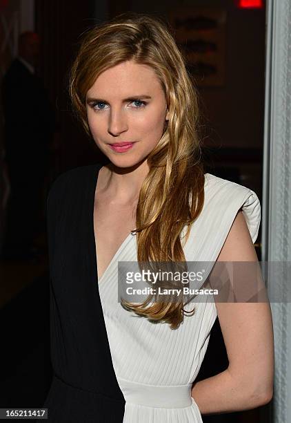 Actress Brit Marling attends "The Company You Keep" New York Premiere After Party at Harlow on April 1, 2013 in New York City.