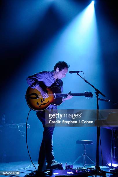 Daniel Rossen of Grizzly Bear performs in concert at The Brown Theatre on April 1, 2013 in Louisville, Kentucky.