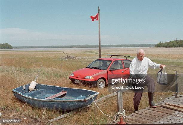 Water levels around the Fishing Islands in Lake Huron are at an old time low. Mac McKenzie who has a cottage on Cranberrie Island west of Oliphant...