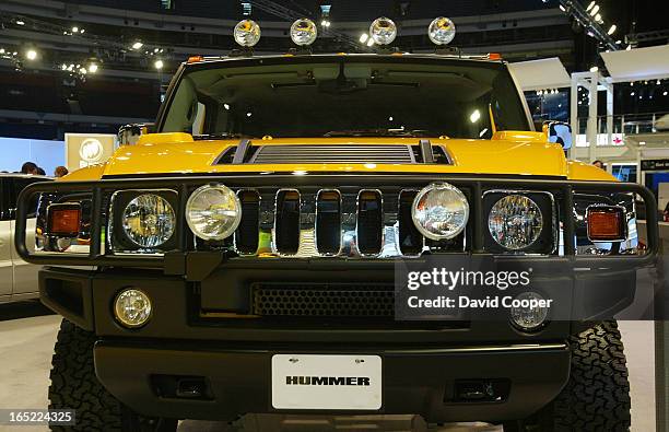 Hummer H2 Grille for Wheels at the CIAS- Canadian International Auto Show in Toronto Feb 14-23 2003 . Feb 12 2003