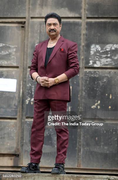 Mumbai, India – August 28: Indian Idol Judge and singer Kumar Sanu on the set of Indian Idol promo photo shoot in Mumbai, Maharashtra on August 28,...