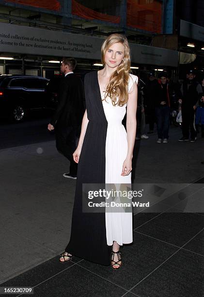 Brit Marling attends "The Company You Keep" New York Premiere at The Museum of Modern Art on April 1, 2013 in New York City.