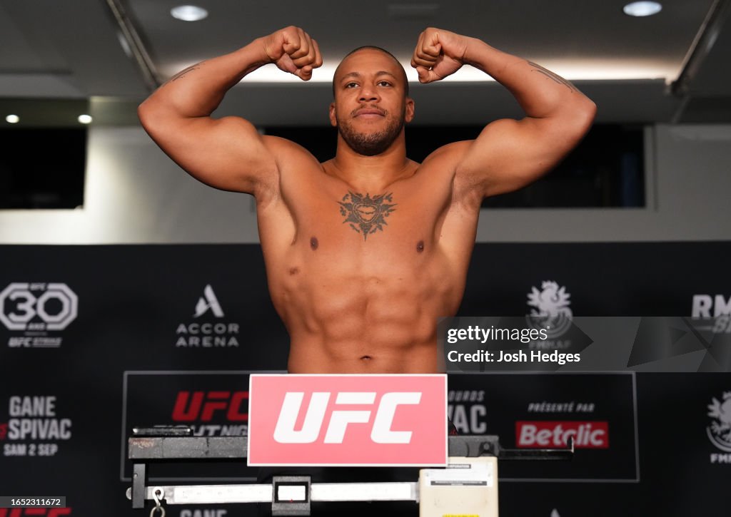 UFC Fight Night: Gane v Spivac Official Weigh-in