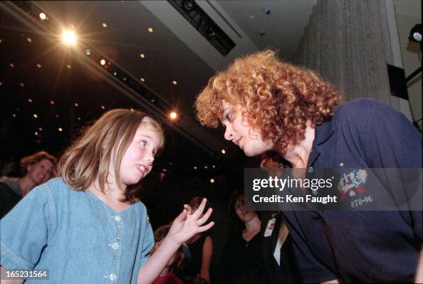 Johanna Lewis, 4, gets all tongue-tied trying to explain her question to Julie Payette. Payette gave Johanna Lewis, 4, gets all tongue-tied trying to explain her question to Julie Payette. Payette gave