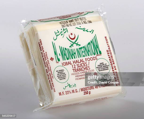 Photos of halal-certified products as examples of what halal foods are available in the GTA. Desi-life
