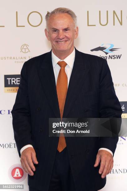 Mark Latham attends the Sydney Everest Carnival Long Lunch at Royal Randwick Racecourse on September 01, 2023 in Sydney, Australia.