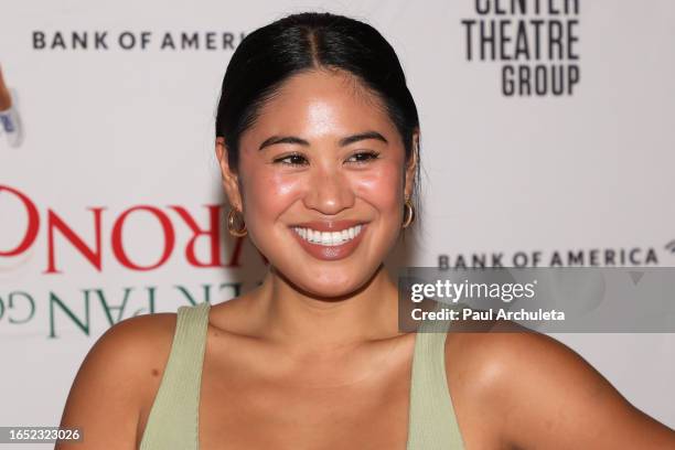 Alyssa Rafael attends Center Theatre Group's "Peter Pan Gone Wrong" at Ahmanson Theatre on August 31, 2023 in Los Angeles, California.