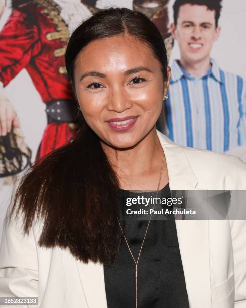 Jennifer Paz attends Center Theatre Group's "Peter Pan Gone Wrong" at Ahmanson Theatre on August 31, 2023 in Los Angeles, California.