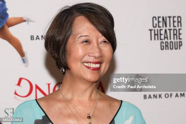 Jeanne Sakata attends Center Theatre Group's "Peter Pan Gone Wrong" at Ahmanson Theatre on August 31, 2023 in Los Angeles, California.