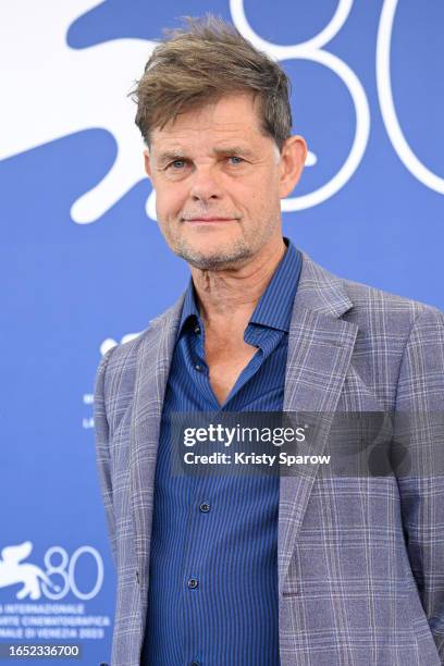 Lars Rudolph attends a photocall for the movie "Una Sterminata Domenica" at the 80th Venice International Film Festival on September 01, 2023 in...