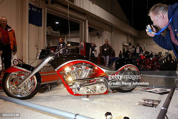 Rob Rousch Motorcycle 63 Motorcycle Supershow Photos & High Res Pictures - Getty Images