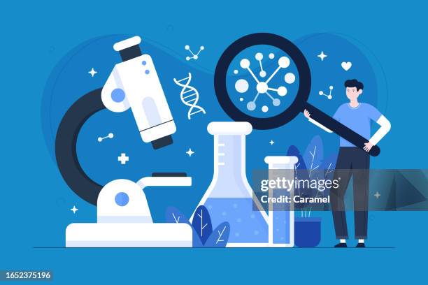 stockillustraties, clipart, cartoons en iconen met laboratory illustration - scheikunde