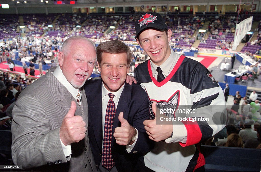OHL Hockey Draft . Don Cherry and Bobby Orr along with OHL Midget Number one Hockey Draft 15 yr old