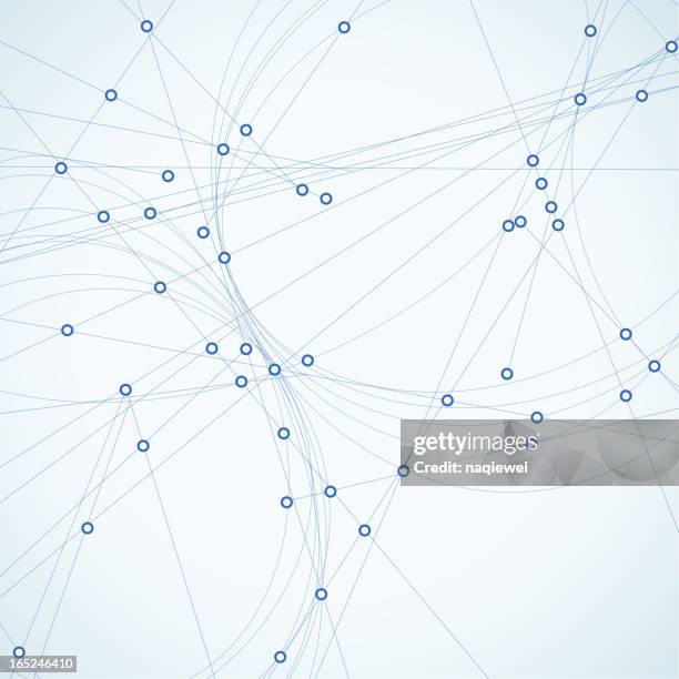 abstrakte vektor-technologie hintergrund - datenströme stock-grafiken, -clipart, -cartoons und -symbole