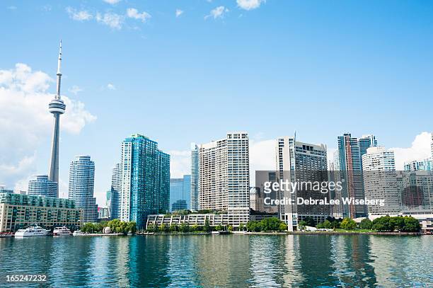 toronto waterfront series - toronto summer stock pictures, royalty-free photos & images
