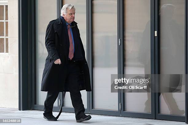 Lord Michael Grade, a former Chairman of the BBC, arrives at Broadcasting House on April 2, 2013 in London, England. New BBC Director General Lord...