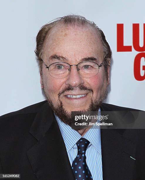 James Lipton attends the "Lucky Guy" Broadway Opening Night - Arrivals & Curtain Call at The Broadhurst Theatre on April 1, 2013 in New York City.