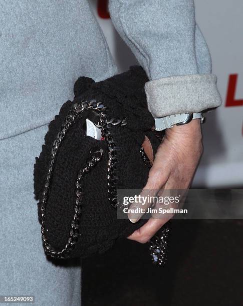 Broadcast Journalist Barbara Walters attends the "Lucky Guy" Broadway Opening Night - Arrivals & Curtain Call at The Broadhurst Theatre on April 1,...