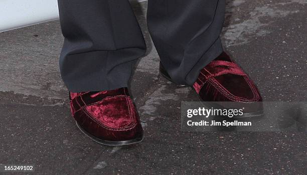 Director/playwright Moisés Kaufman attends the "Lucky Guy" Broadway Opening Night - Arrivals & Curtain Call at The Broadhurst Theatre on April 1,...