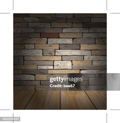 Stone brick wall Stone brick wall