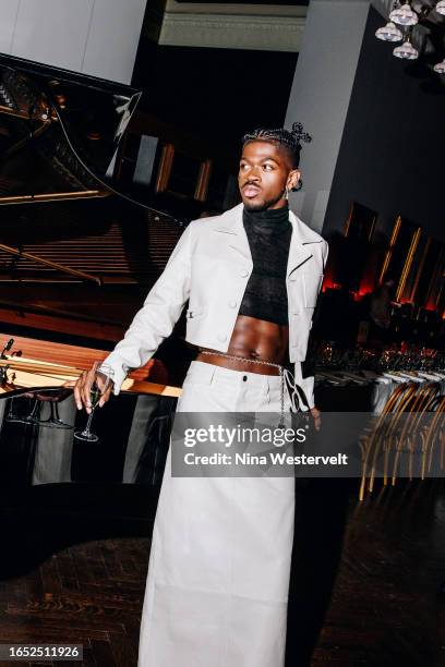 Lil Nas X at the COACH Spring 2024 Runway Show and dinner afterparty at the New York Public Library on September 7, 2023 in New York, New York.