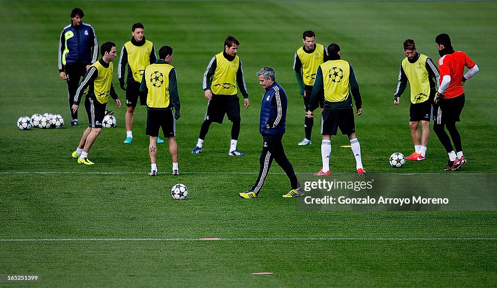 Real Madrid training and Press Conference