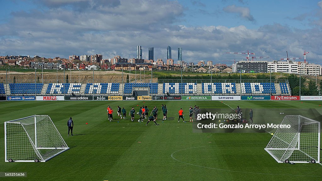 Real Madrid training and Press Conference