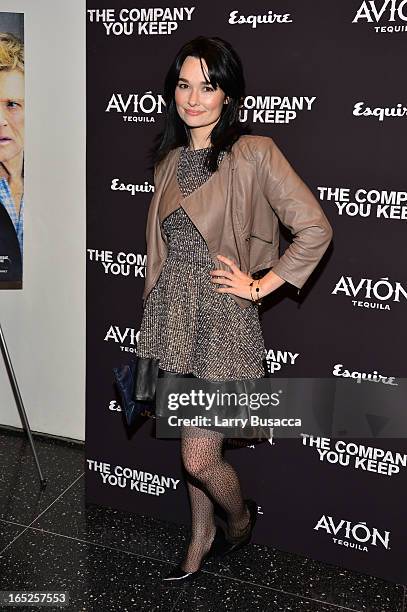 Kristen Ruhlin attends "The Company You Keep" New York Premiere at The Museum of Modern Art on April 1, 2013 in New York City.