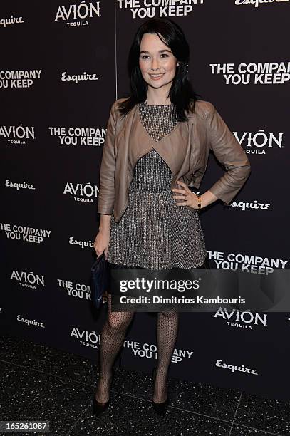 Kristen Ruhlin attends "The Company You Keep" New York Premiere at MOMA on April 1, 2013 in New York City.