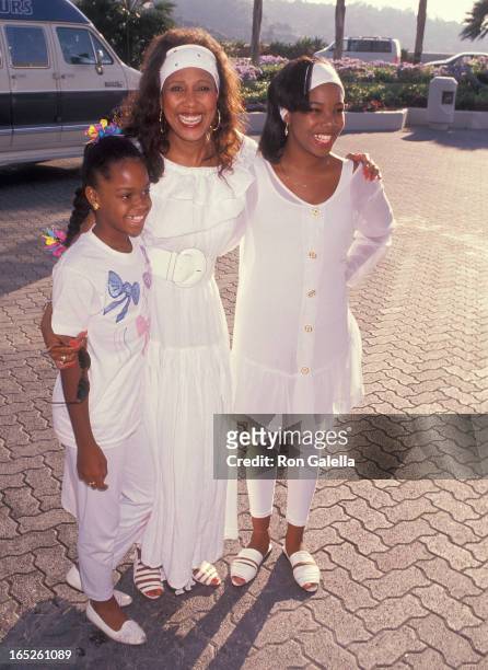 Actress Jaimee Foxworth, actress Telma Hopkins and actress Kellie Shanygne Williams attend the ABC Summer TCA Press Tour on July 21, 1991 at the...