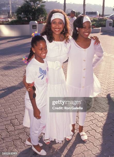 Actress Jaimee Foxworth, actress Telma Hopkins and actress Kellie Shanygne Williams attend the ABC Summer TCA Press Tour on July 21, 1991 at the...