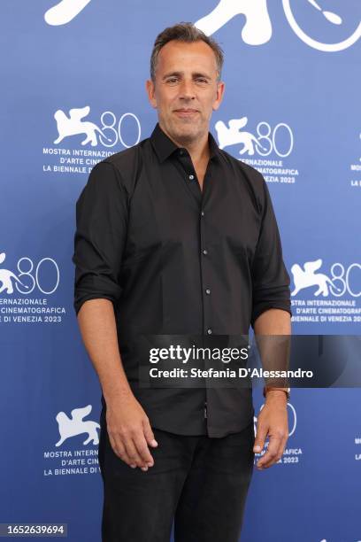 Director Nikolaj Arcel attends a photocall for the movie "Bastarden " at the 80th Venice International Film Festival on September 01, 2023 in Venice,...