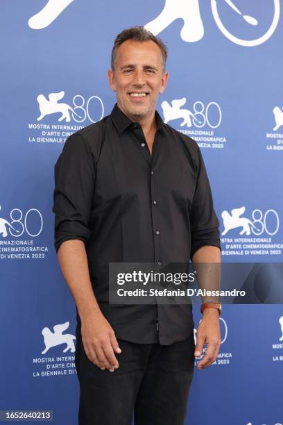 Director Nikolaj Arcel attends a photocall for the movie "Bastarden " at the 80th Venice International Film Festival on September 01, 2023 in Venice,...