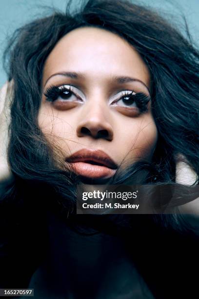 Model Isis King is photographed for Out Magazine on September 21, 2012 in New York City.