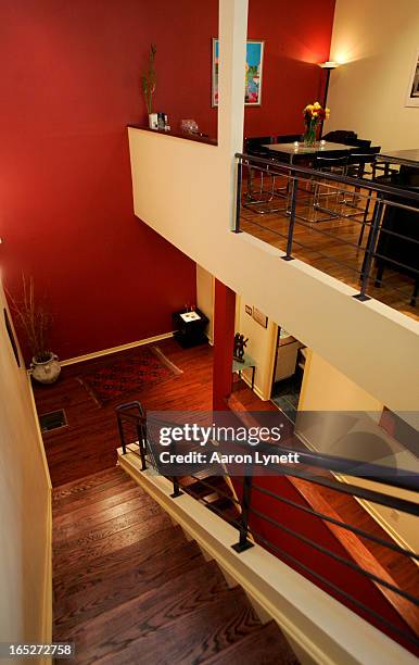 Photos of for 'At Home With. Column of the apartment of former Moxy Fruvous front man and CBC personality Jian Ghomeshi.