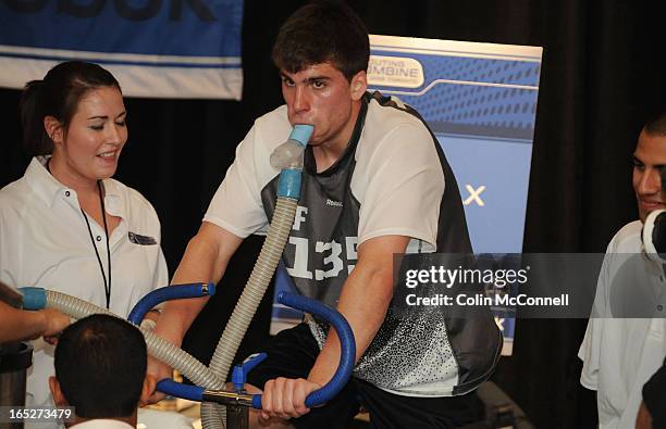 29th 2009.pics of. John tavares gets tested. Draft eligible NHL players including john tavares and victor hedman are fitness and medical tested at...