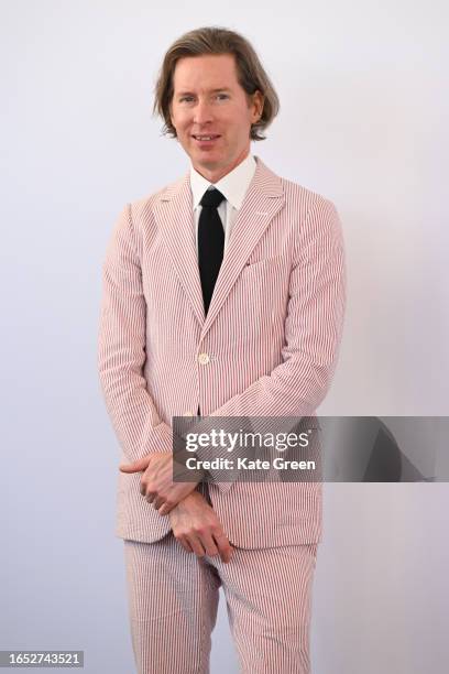 Director Wes Anderson attends a photocall for the Netflix movie "The Wonderful Story Of Henry Sugar" at the 80th Venice International Film Festival...