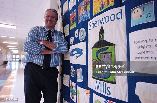 Pics of sherwood mills public school in mississauga that has been used as a model for teaching practices at peel public board and is now used across...