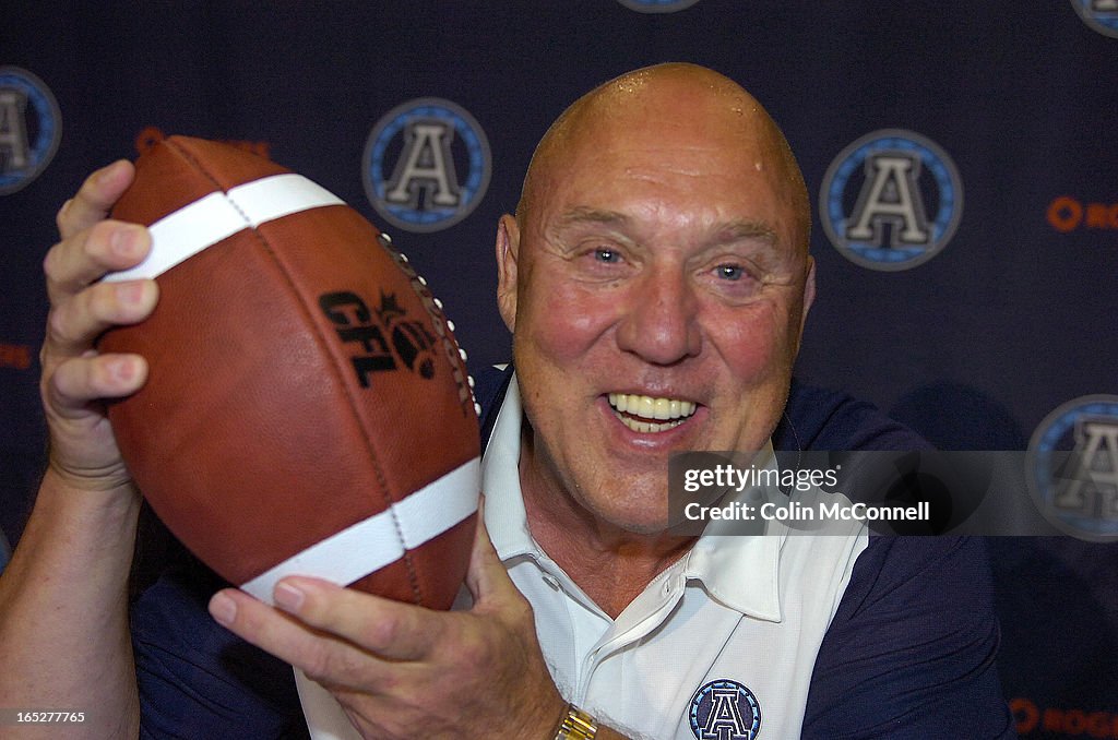 Sept 9 2008 Pics of . The DON don matthews the winningest coach in CFL history is back in an argo un