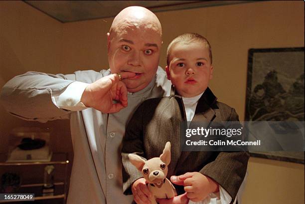 Ist pics are of gordie ash and his son aaron ash cutajar,2 dressed upas dr evil the three cute kids fans dressed up are l to r kim wright,13 dressed...