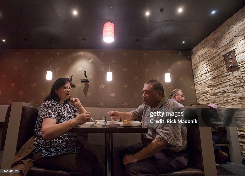 12/27/08 - MISSISSAUGA, ONTARIO - Urmila and Suresh Kotecha both travel a considerable distance for