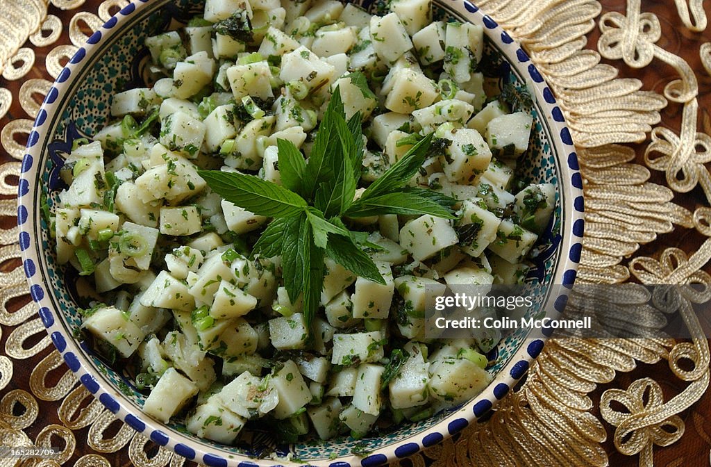 Mideast food cmc0807/22/04 potato salad ,mideastern salads by habeeb salloum colinmcconnell Toronto 